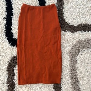 American apparel mid-length pencil skirt